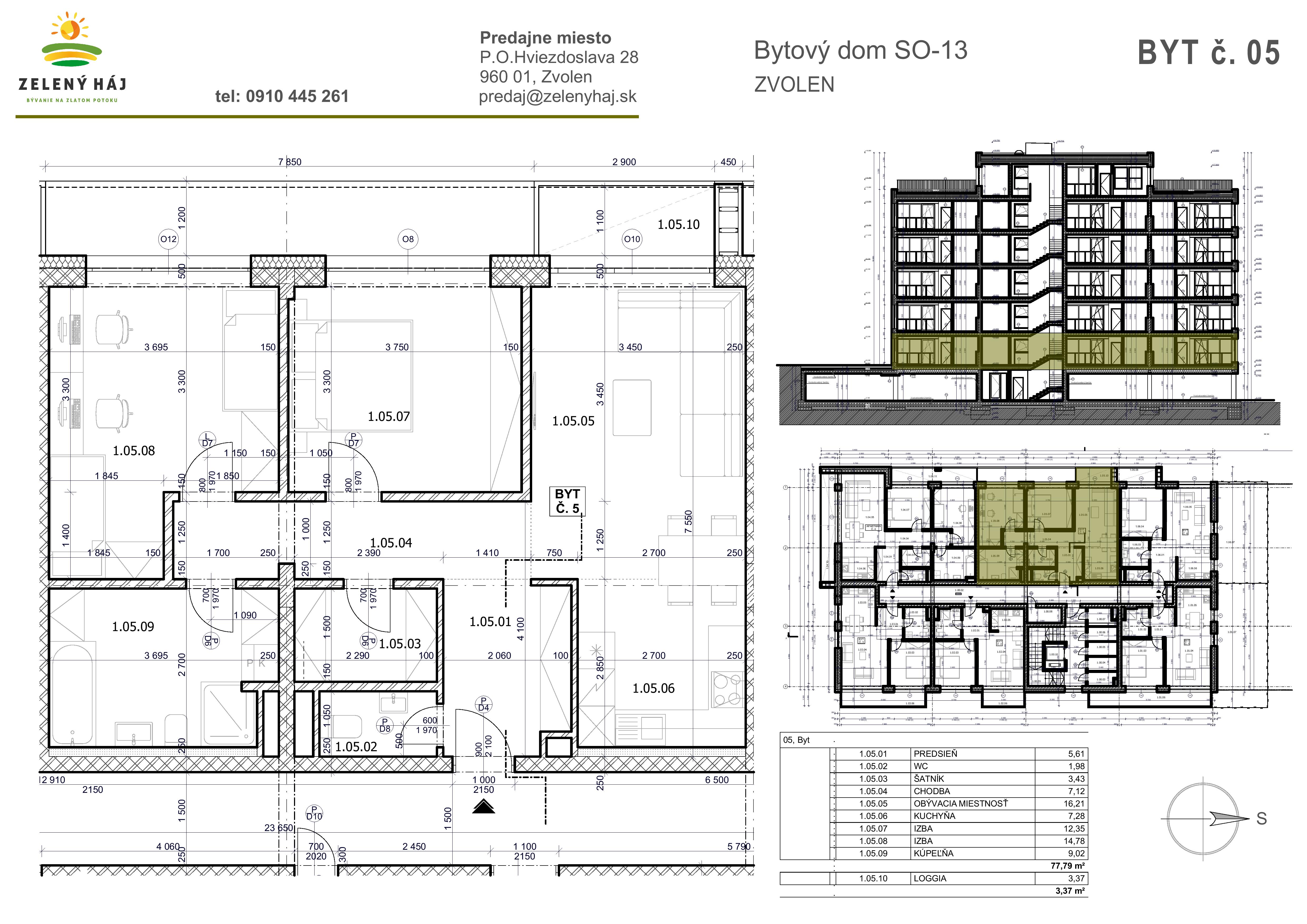 Zelený Háj - B5 - Pôdorys